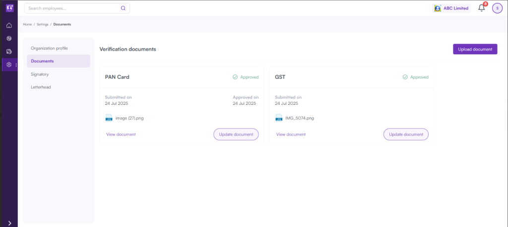 Lystproof: Start the Verification Procedure